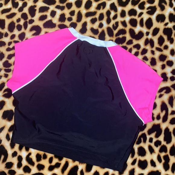 “SURF BABE” Swim crop shirt MED - Picture 4 of 5